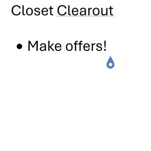 Closet Clearout Offer